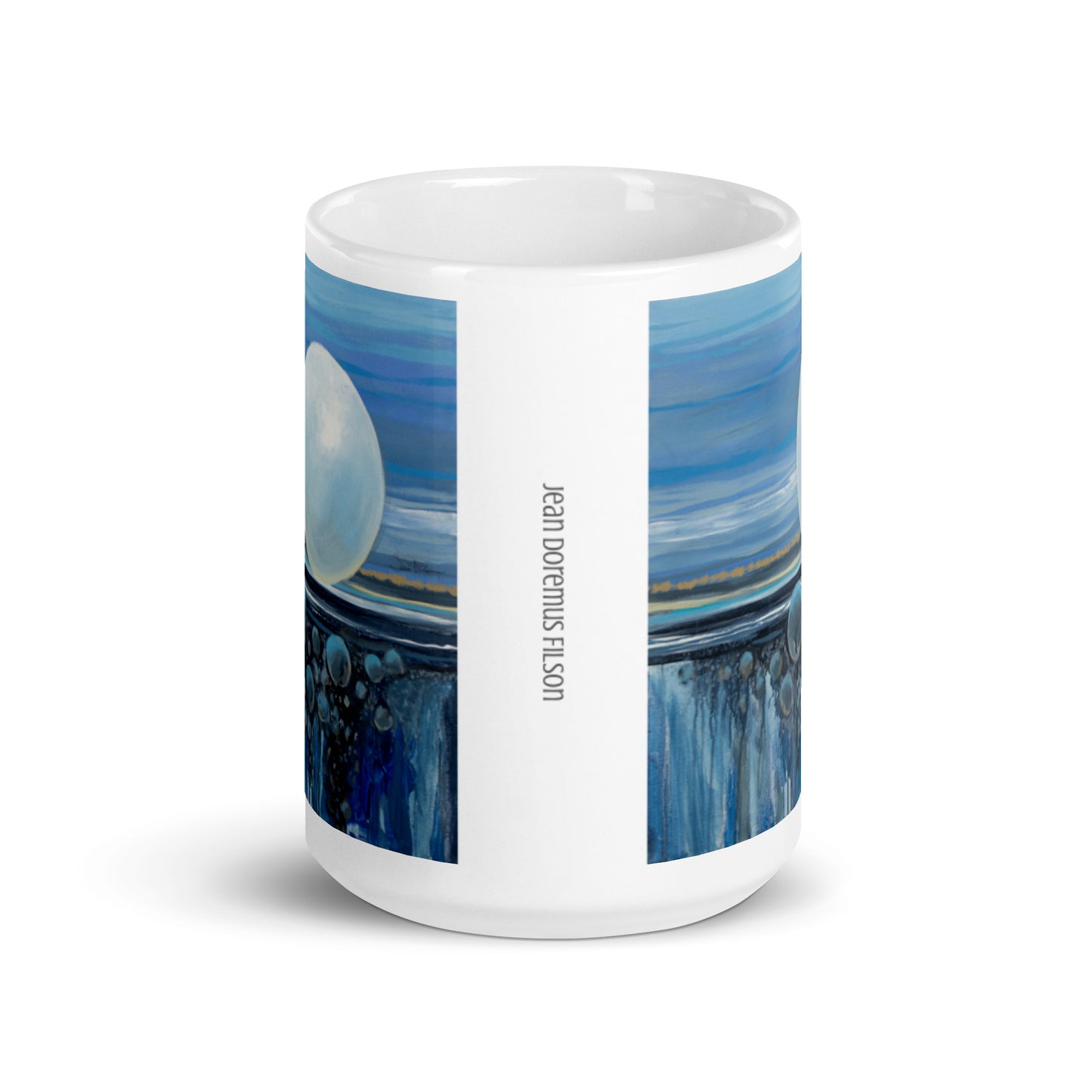 Pearl of Wisdom, White glossy mug