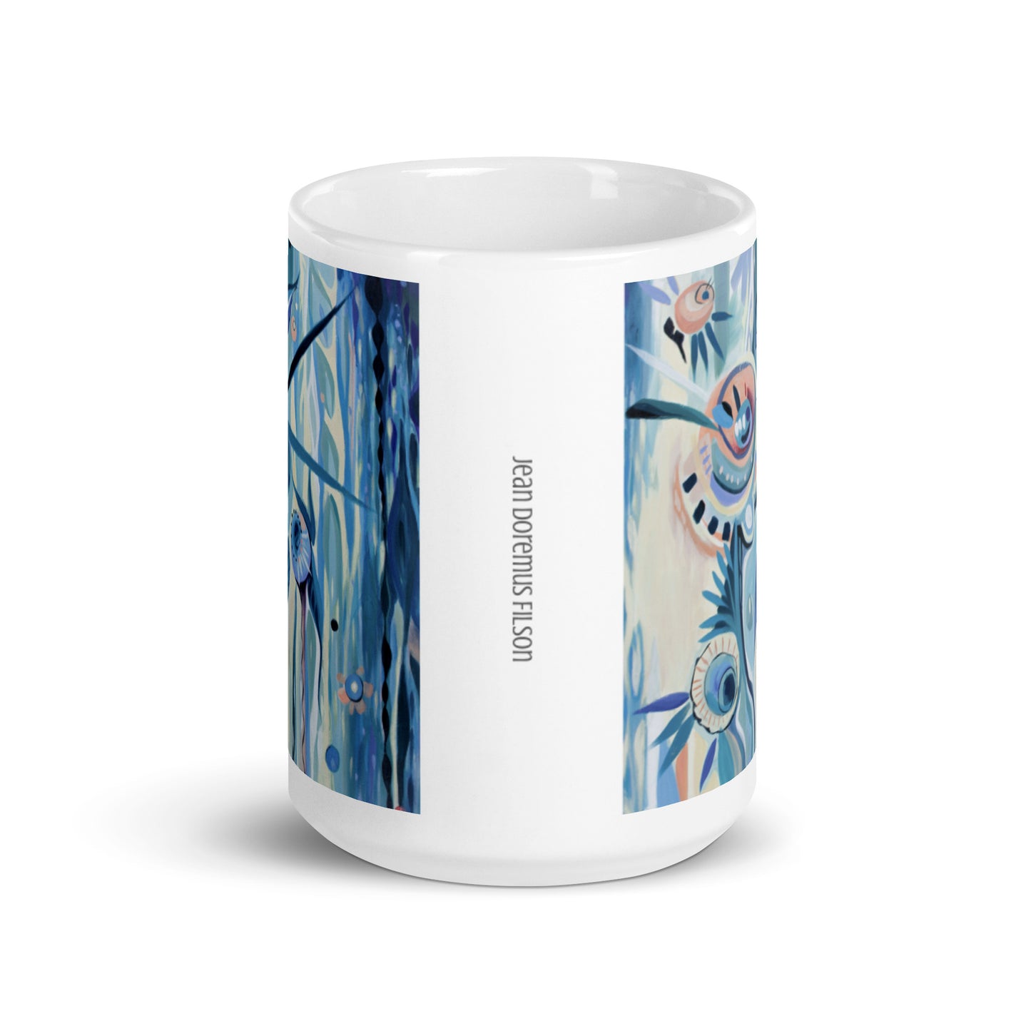 Hip Hop, White glossy mug