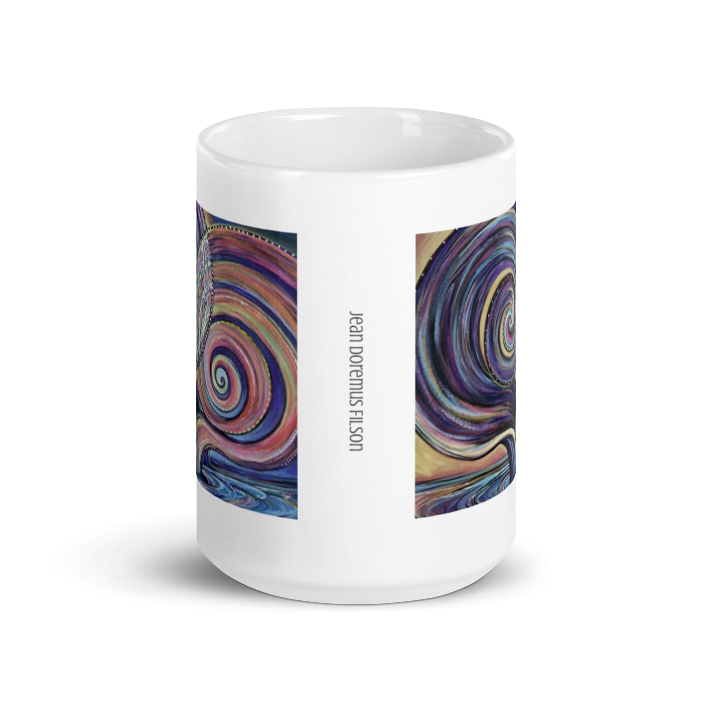 Fish, White glossy mug