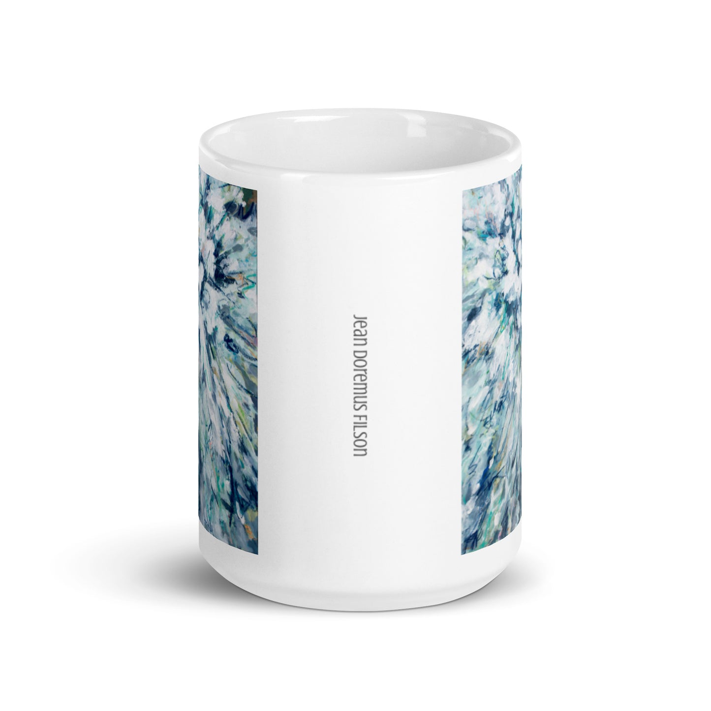 Breathe Me, White glossy mug