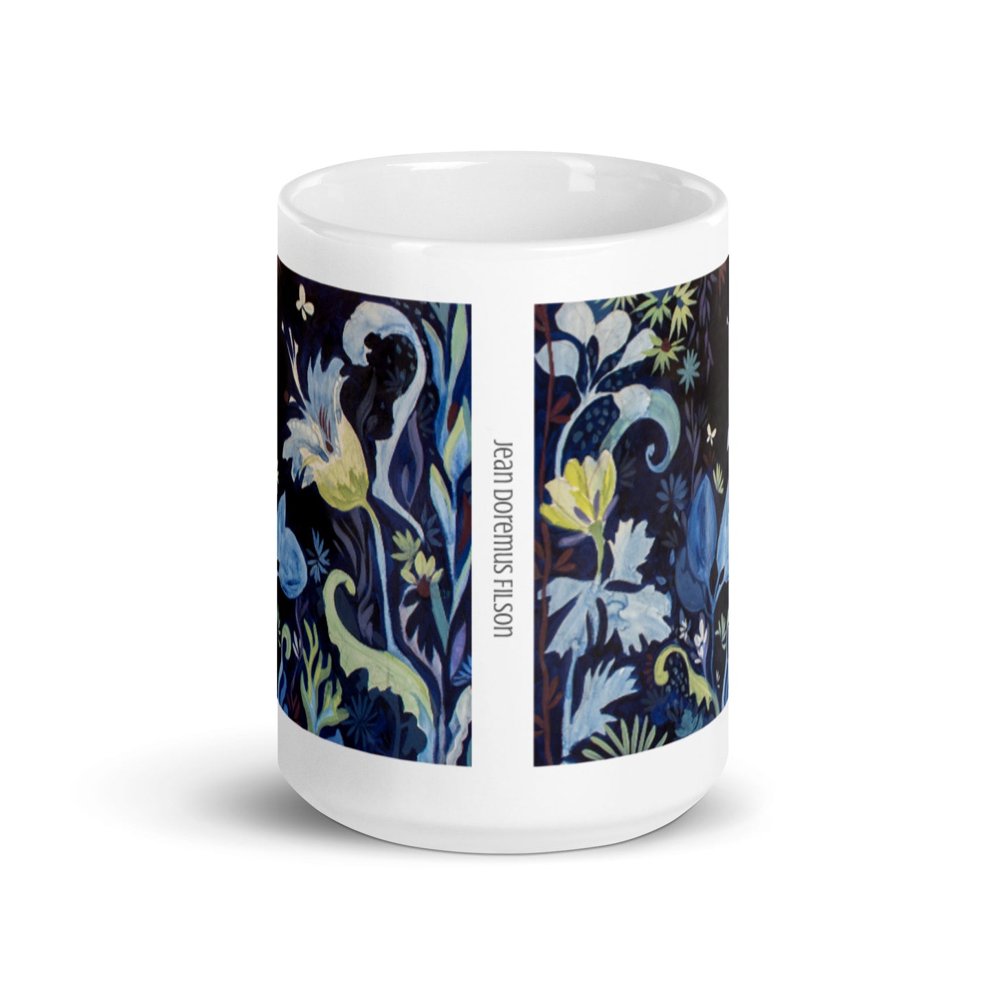 Blue Nightfall 3 glossy mug