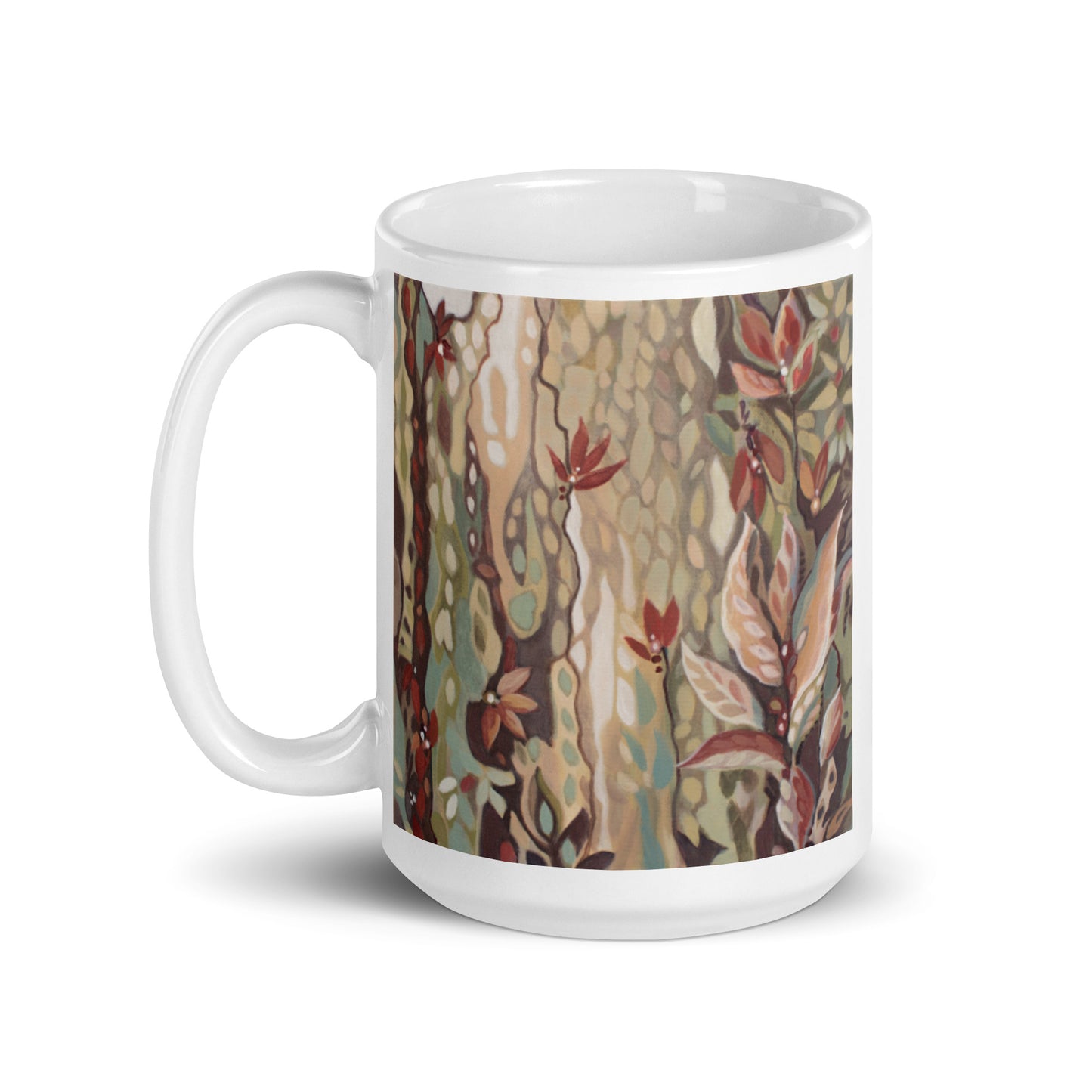 Off the Ground, White glossy mug
