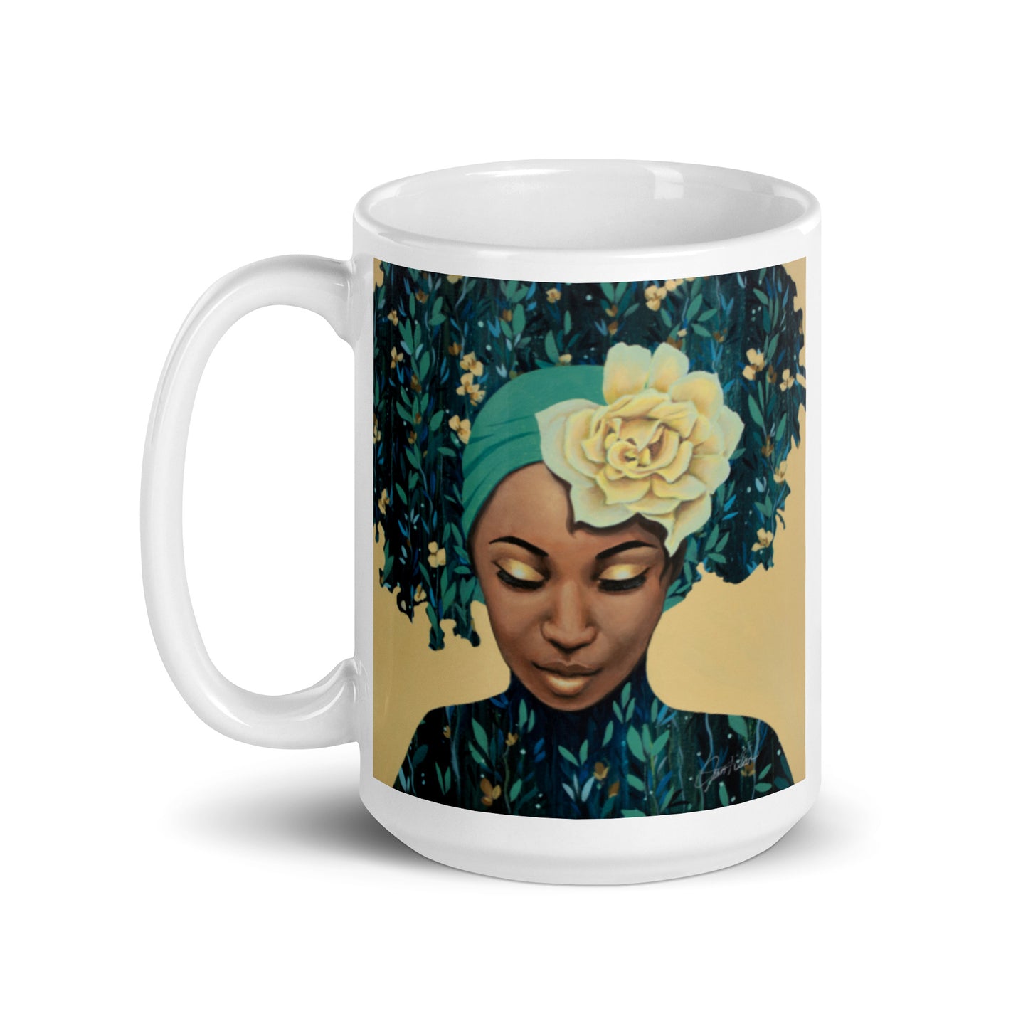 Silenced, White glossy mug