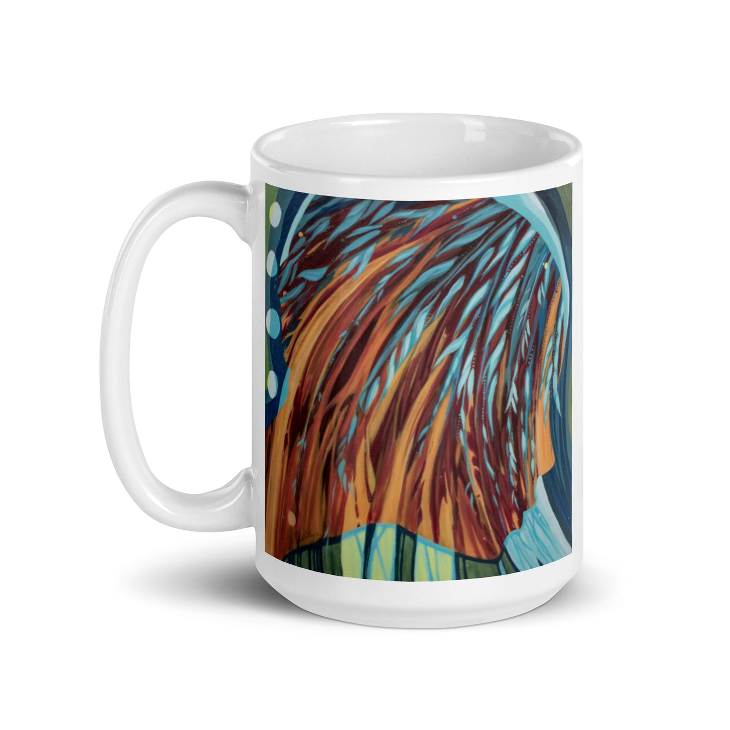 Mother Nature, White glossy mug