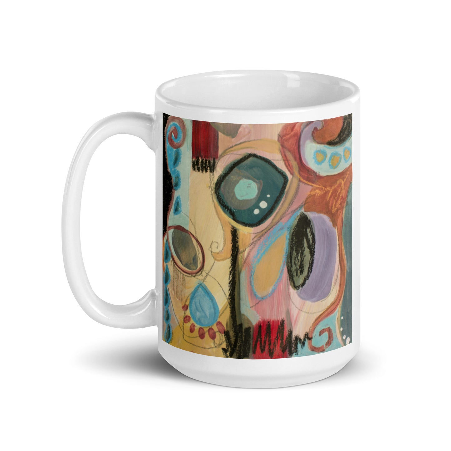 Late July, White glossy mug