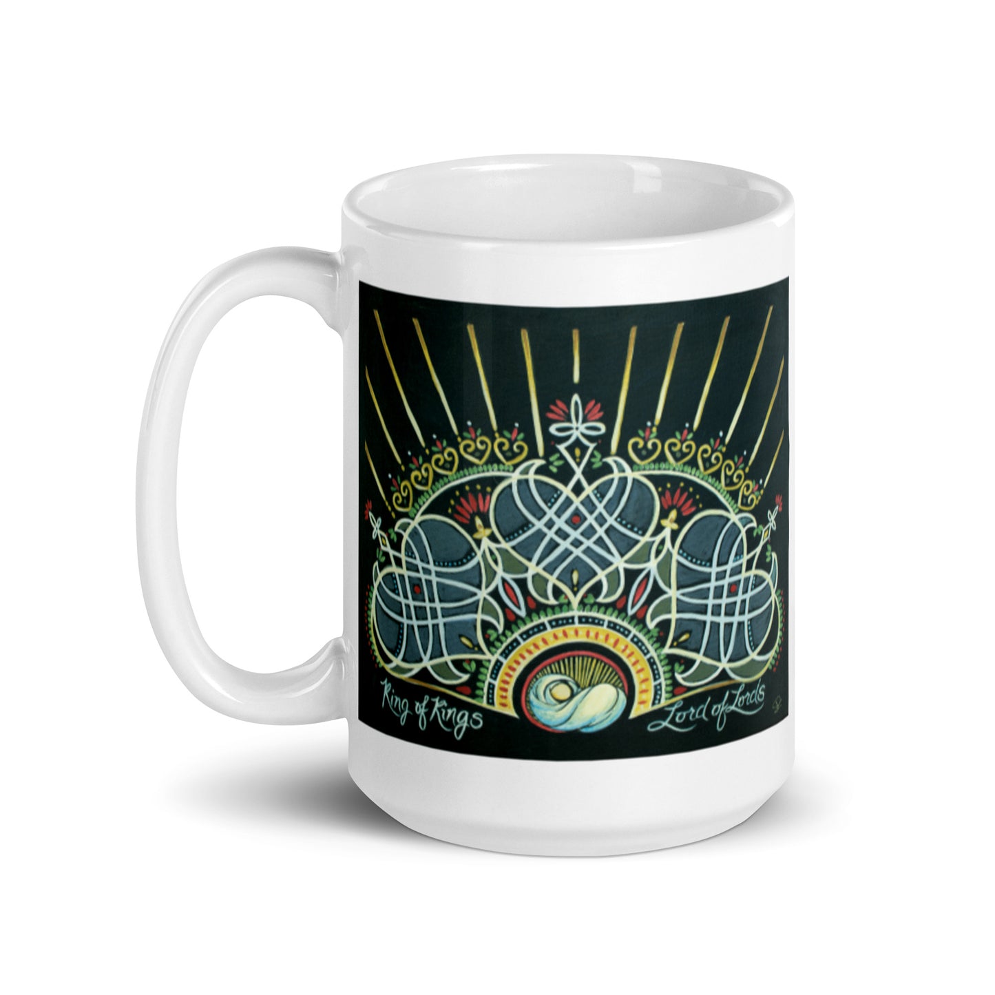 King of Kings, White glossy mug