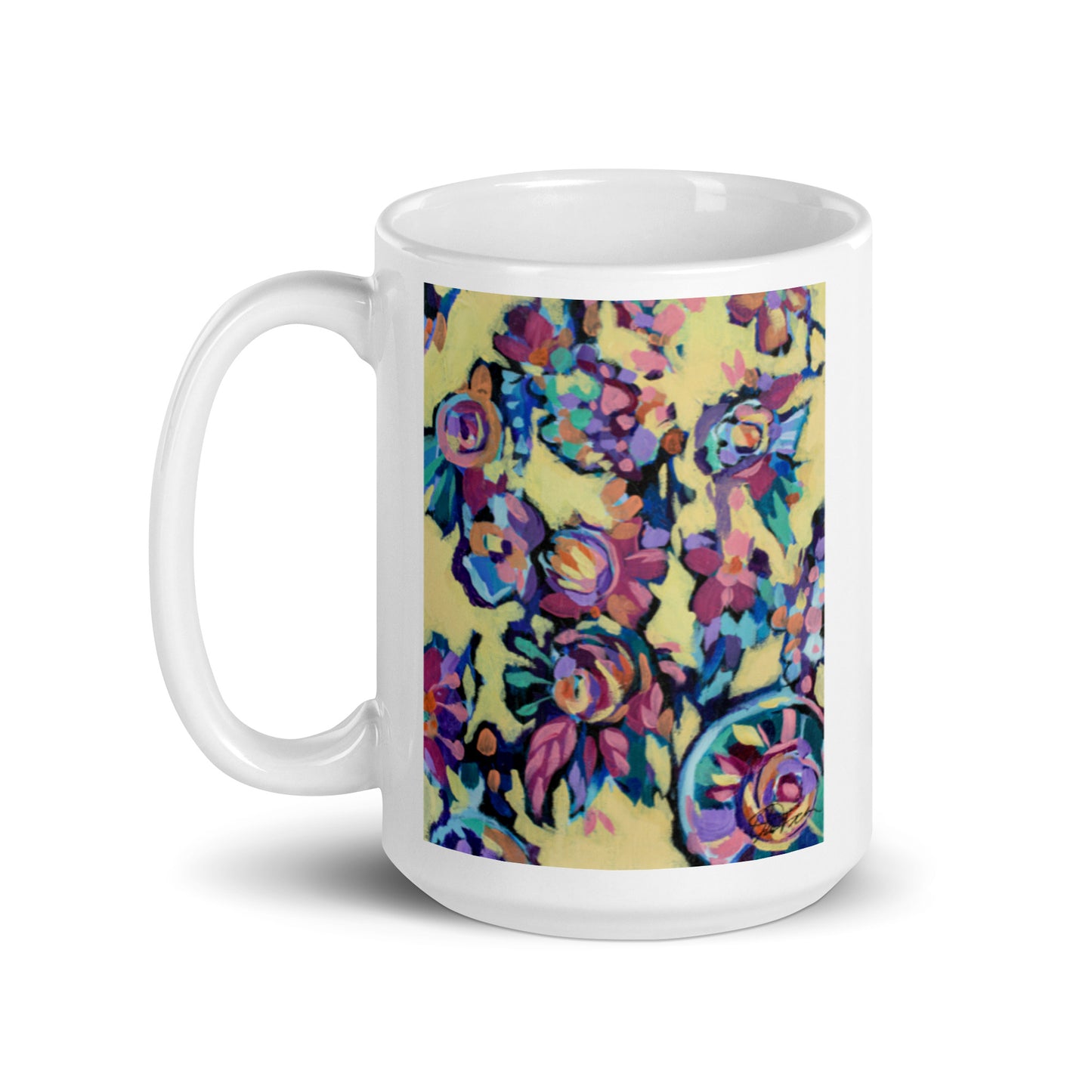 Sun Garden, White glossy mug