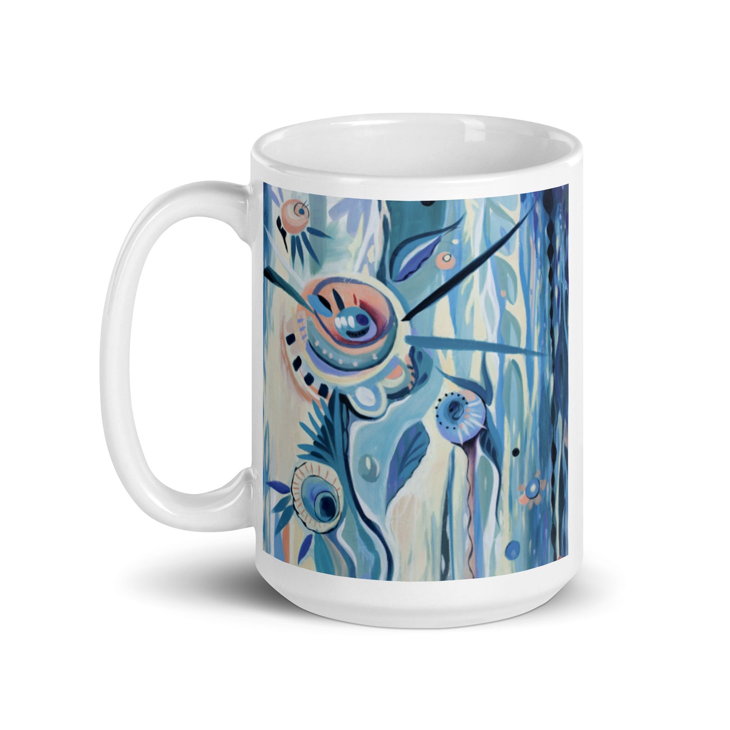 Hip Hop, White glossy mug