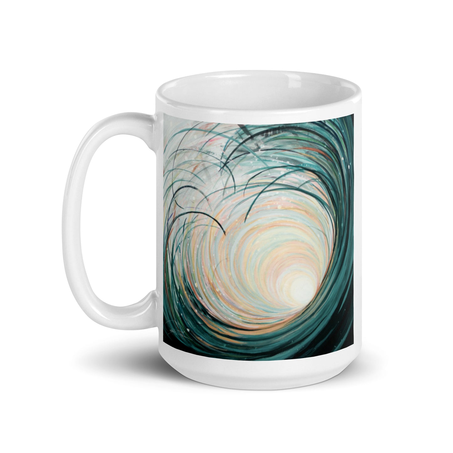 Empty Nest, White glossy mug