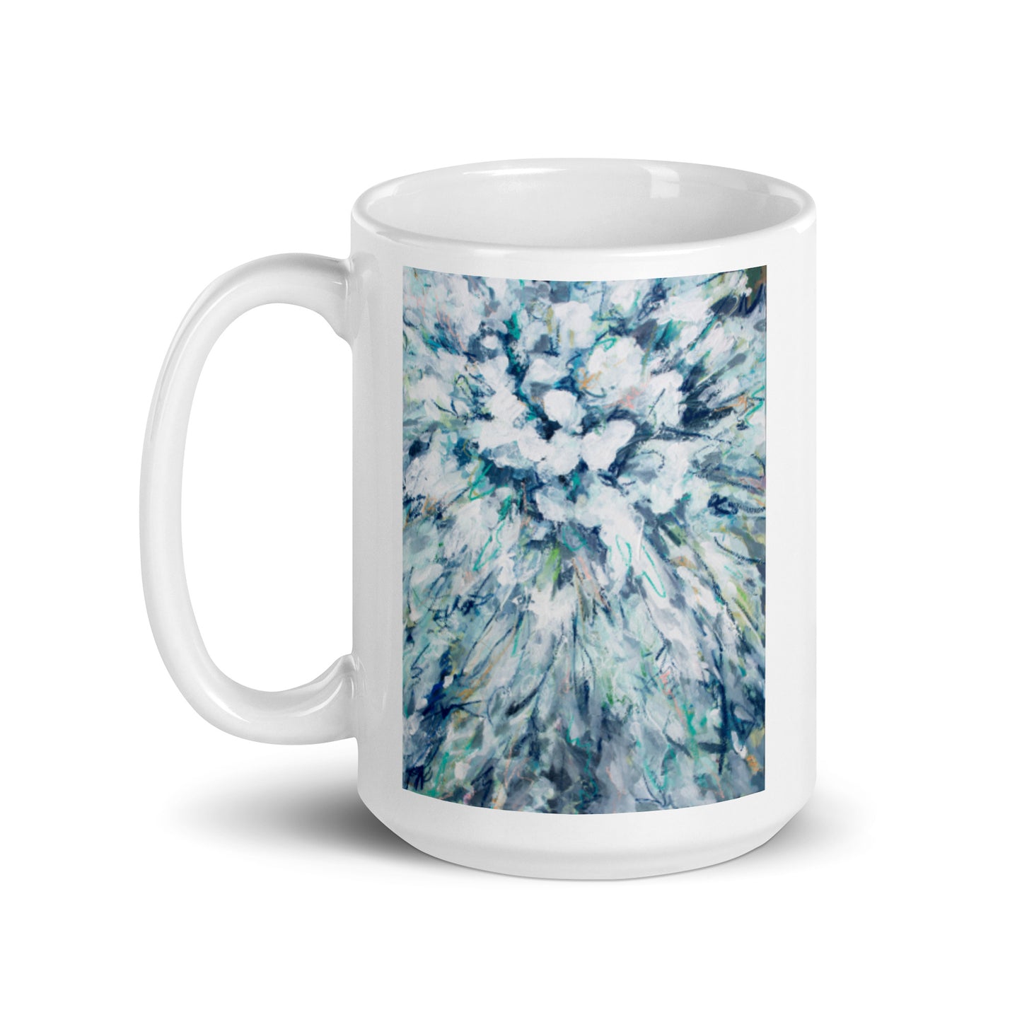 Breathe Me, White glossy mug