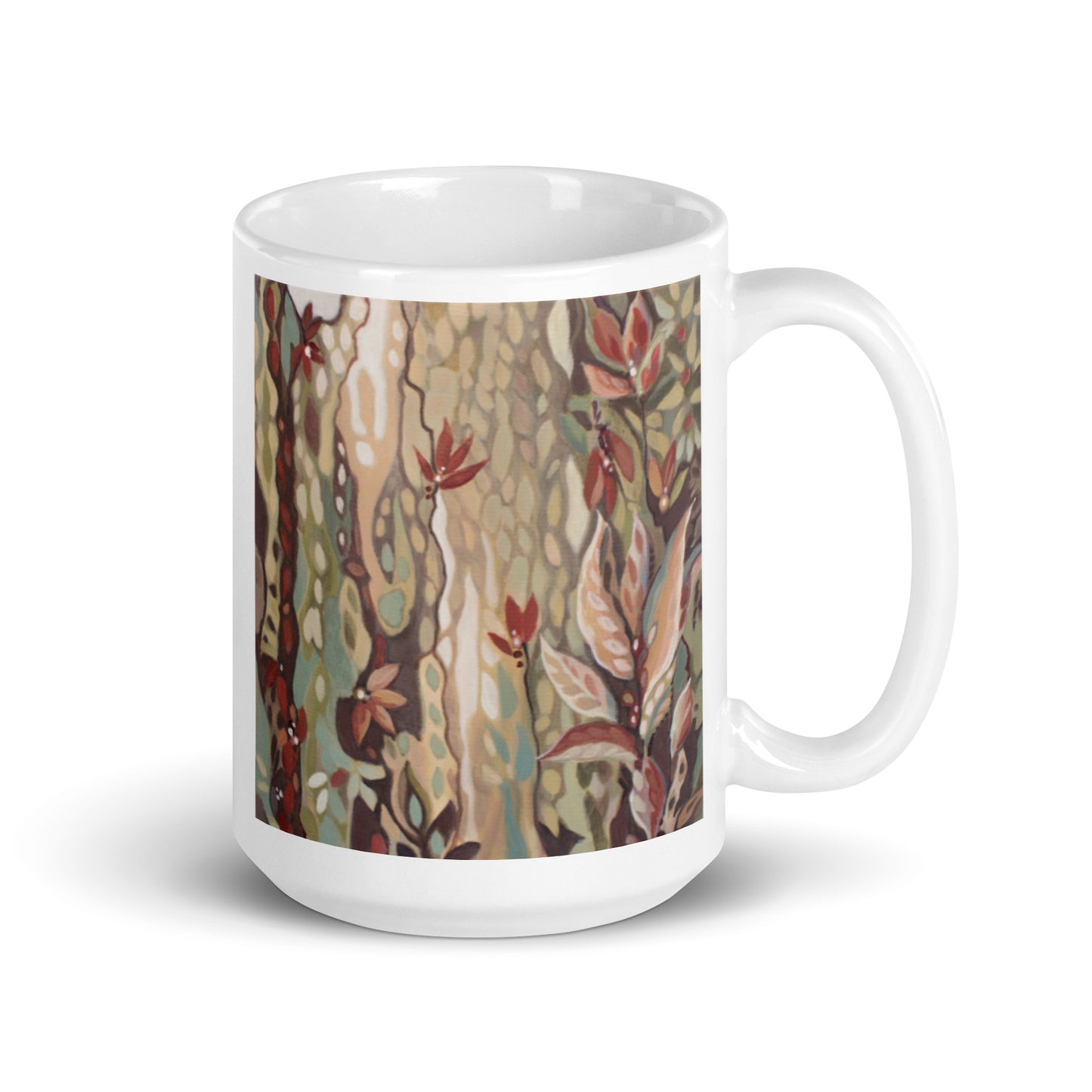 Off the Ground, White glossy mug