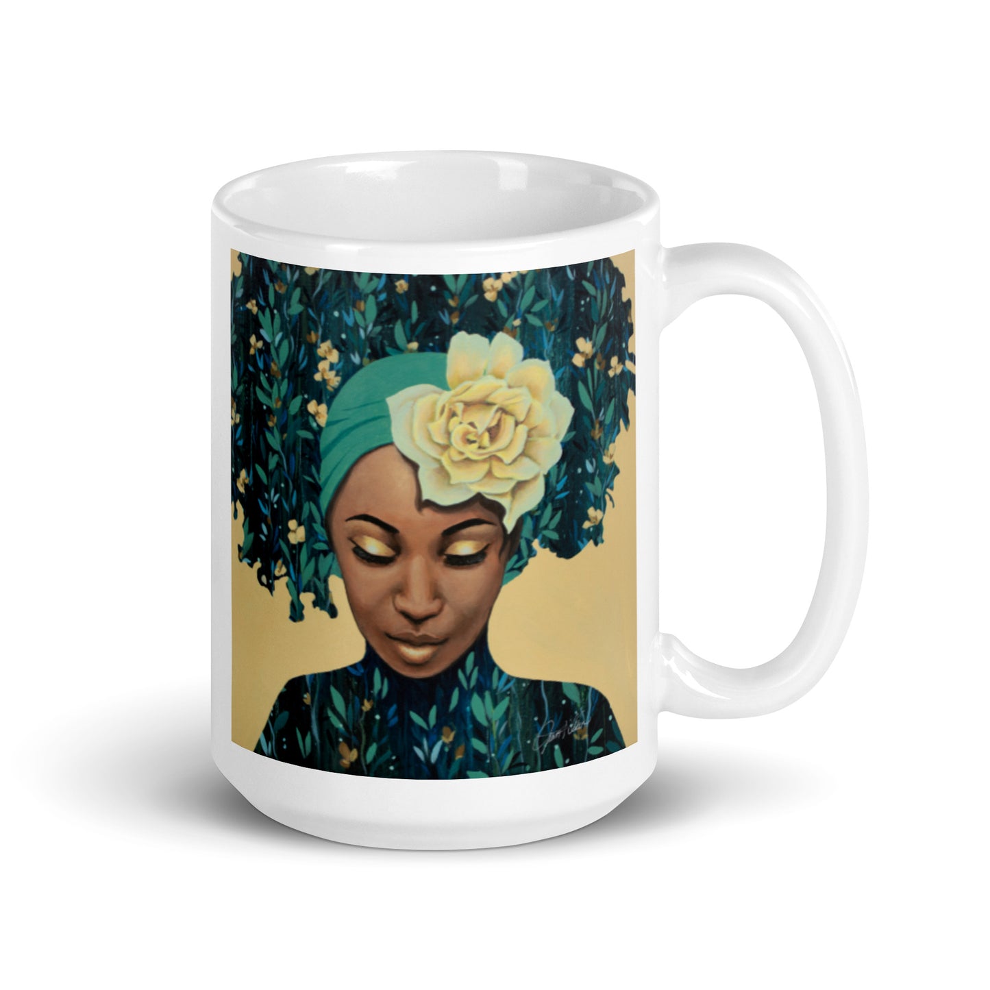 Silenced, White glossy mug