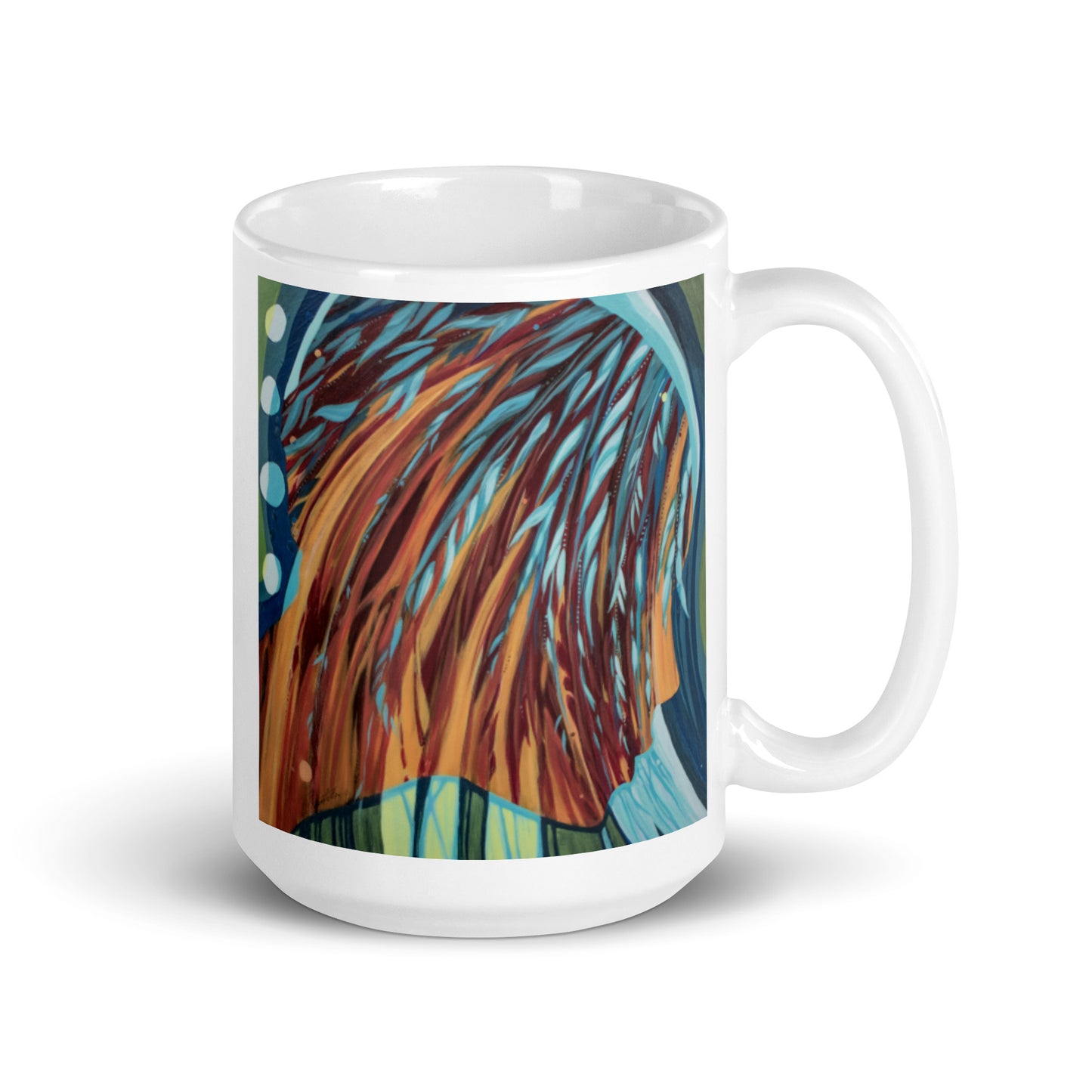 Mother Nature, White glossy mug
