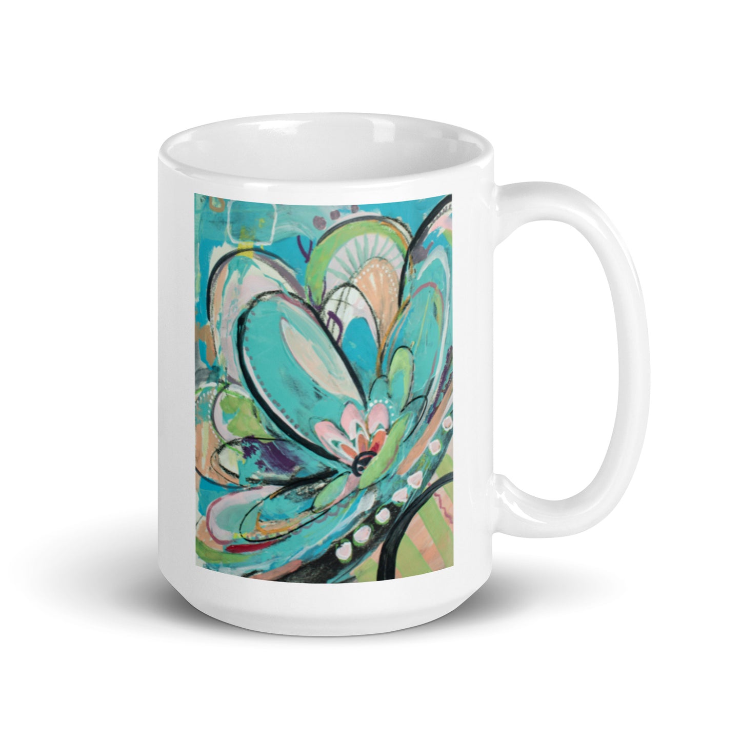 Female of the species, White glossy mug