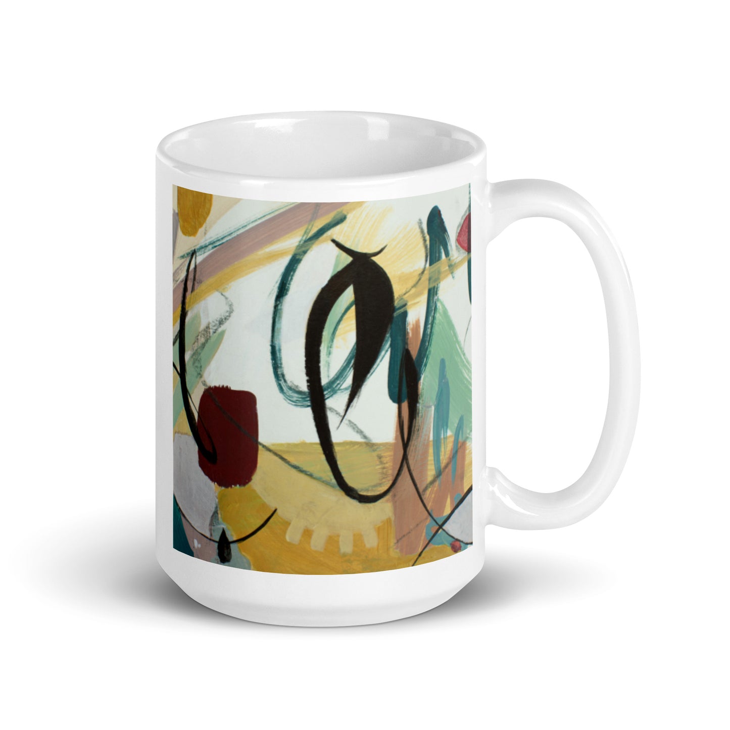 Don't pull me down, White glossy mug
