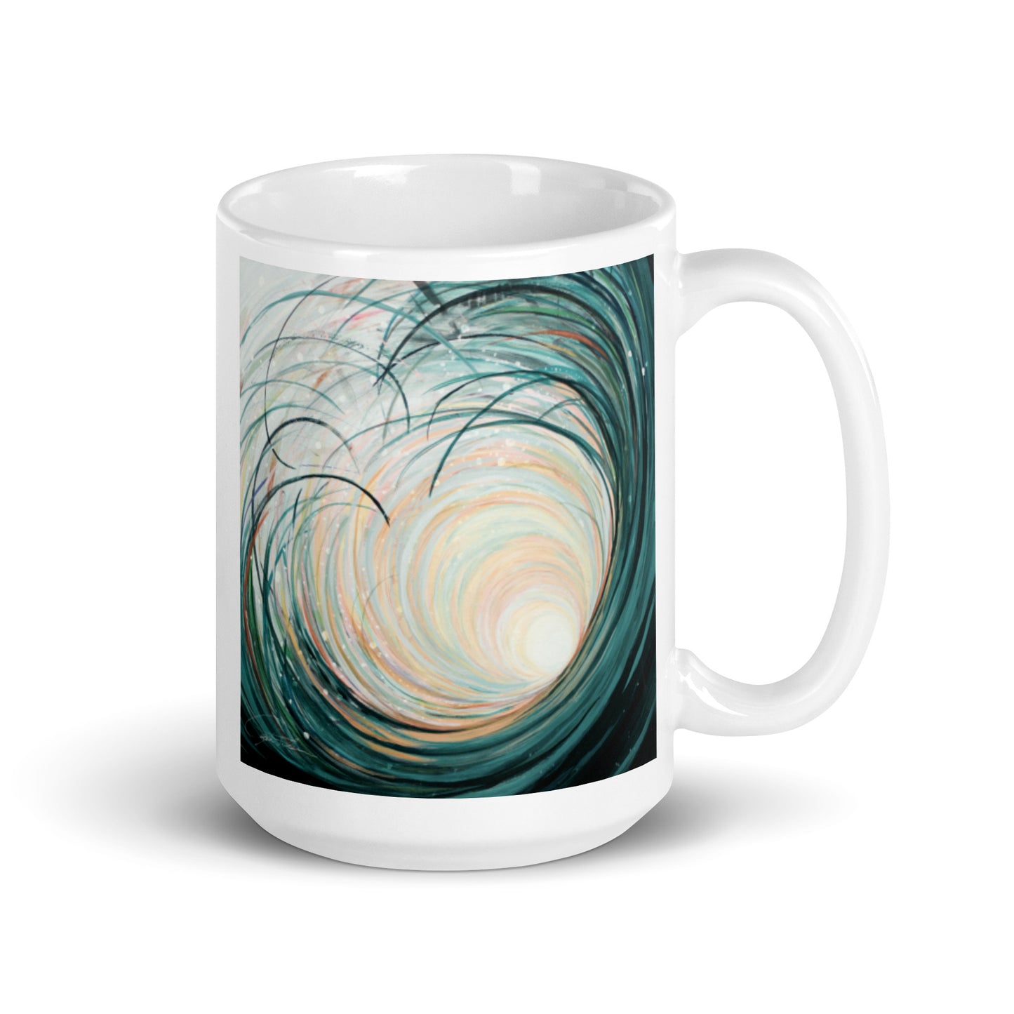 Empty Nest, White glossy mug