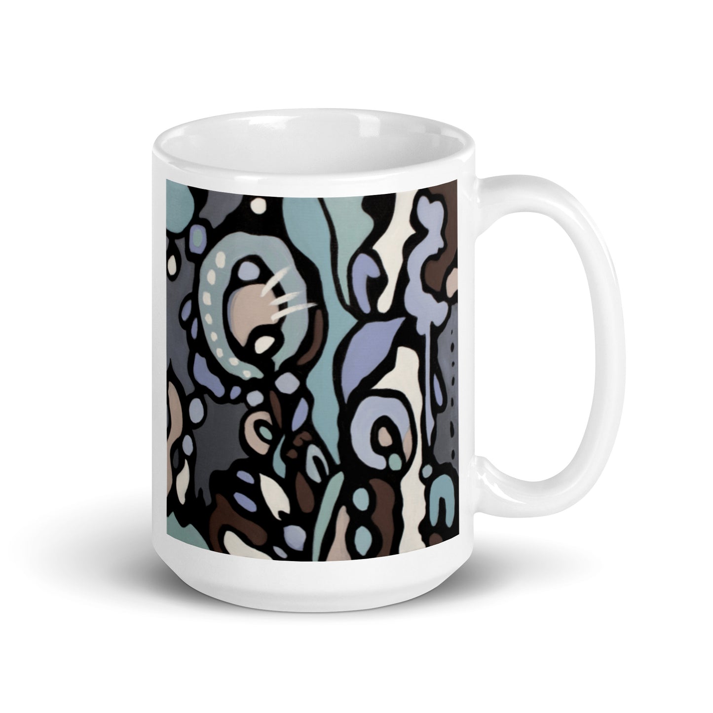 Z-Street, White glossy mug