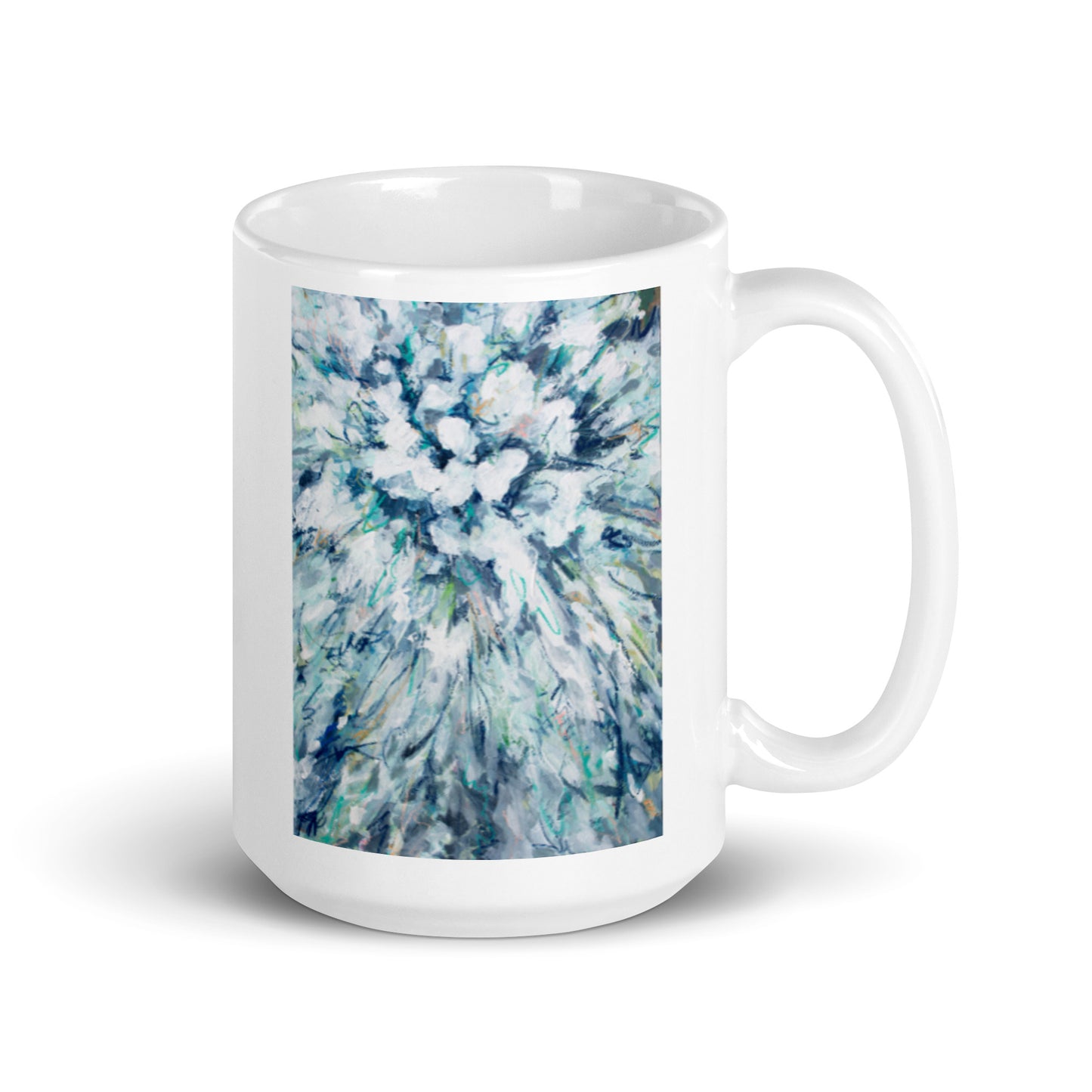 Breathe Me, White glossy mug