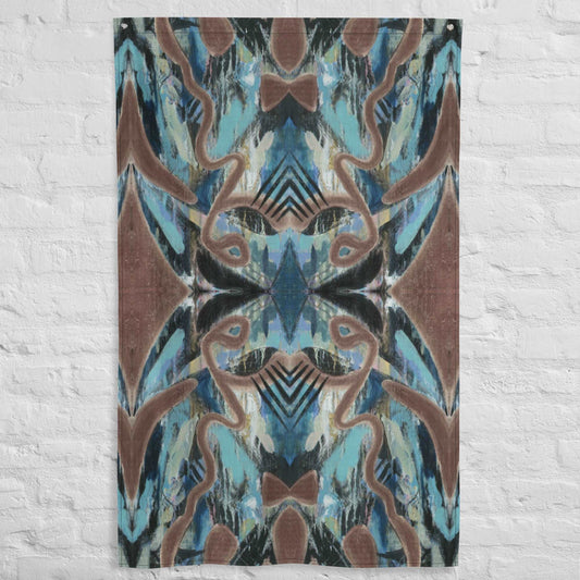 Crow Tapestry Flag