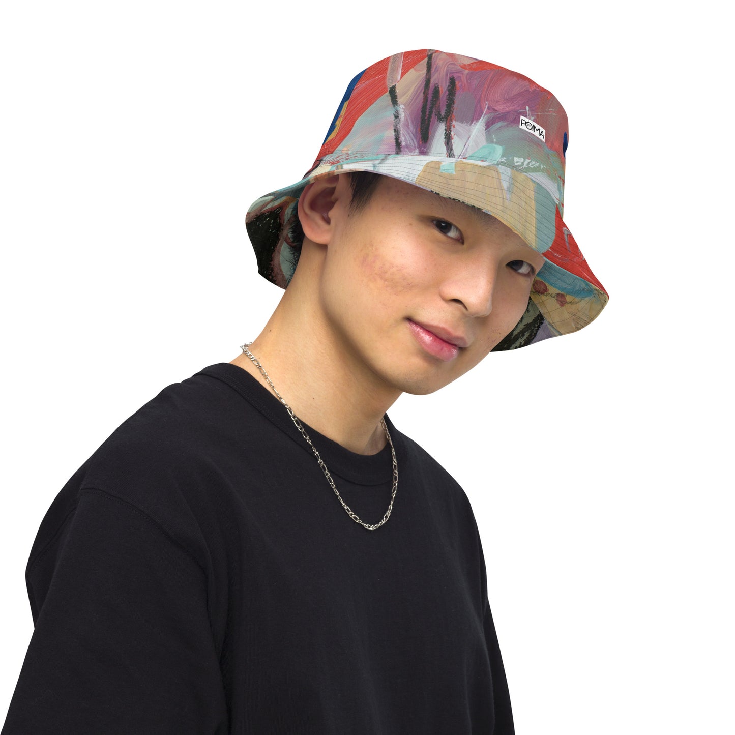Red Dog/Late July Reversible bucket hat