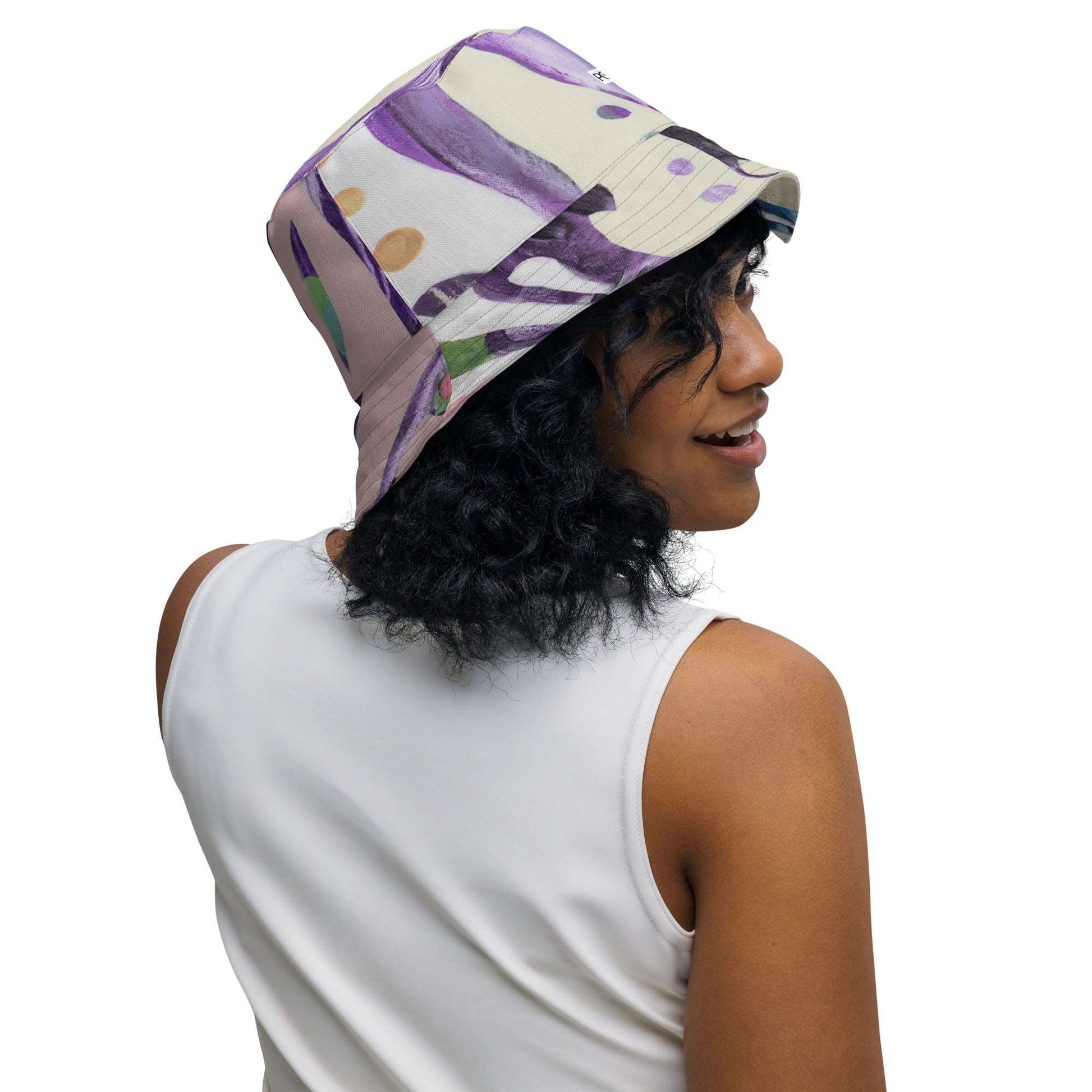 Dove Purple/Blue Reversible bucket hat