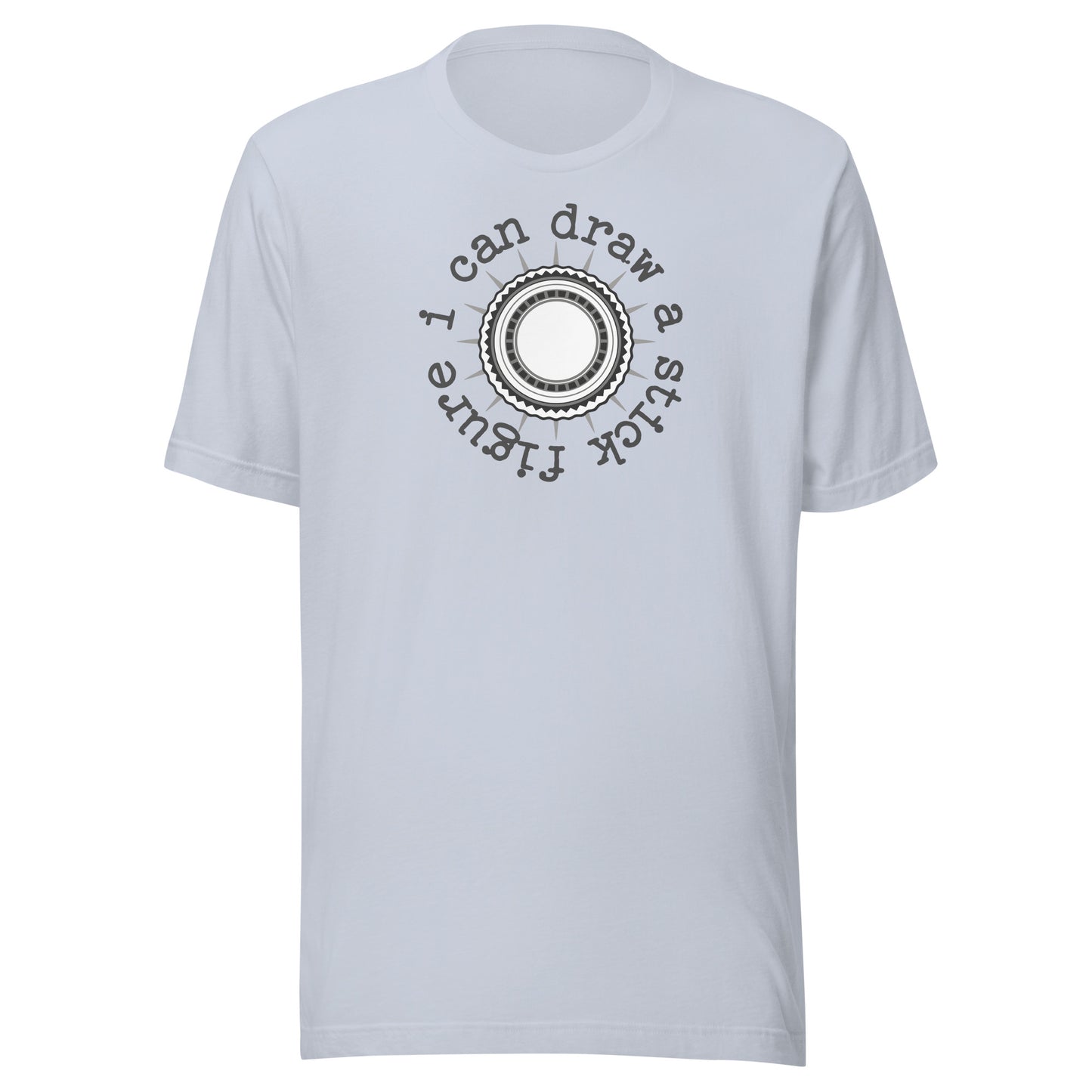 I can draw a stick figure ( interactive) t-shirt
