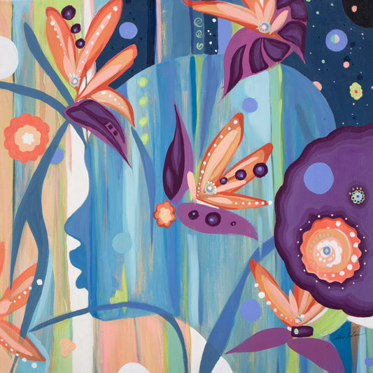 THE INTROVERT, painting  SOLD
