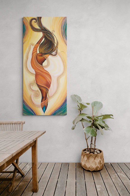 LIGHT YOU UP, painting P.O.R.