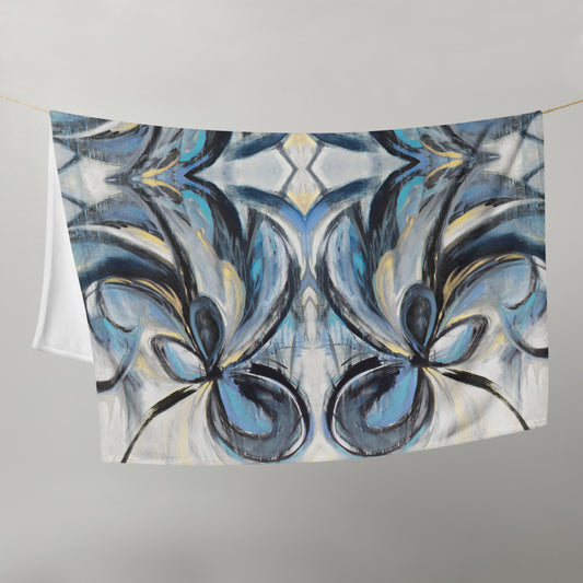 Soul Tie, Blue Throw Blanket