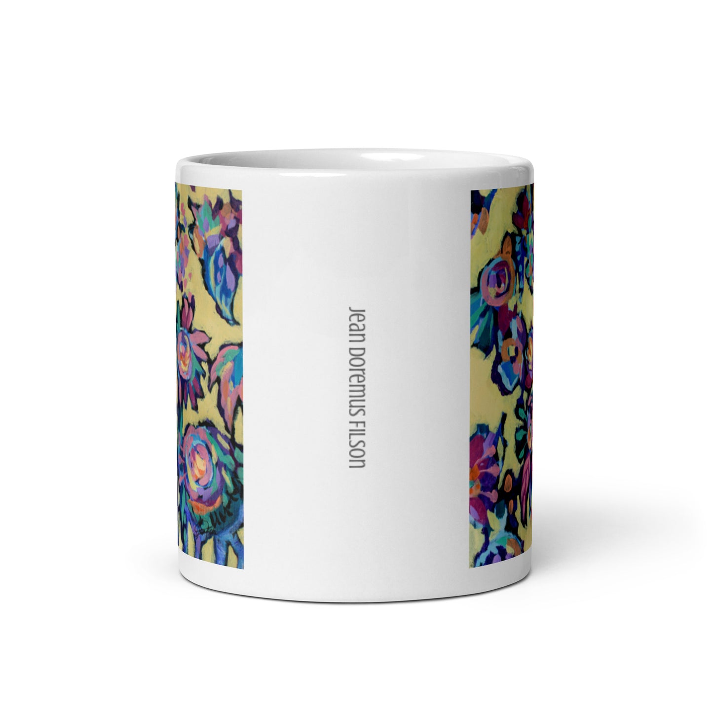 Sun Garden, White glossy mug