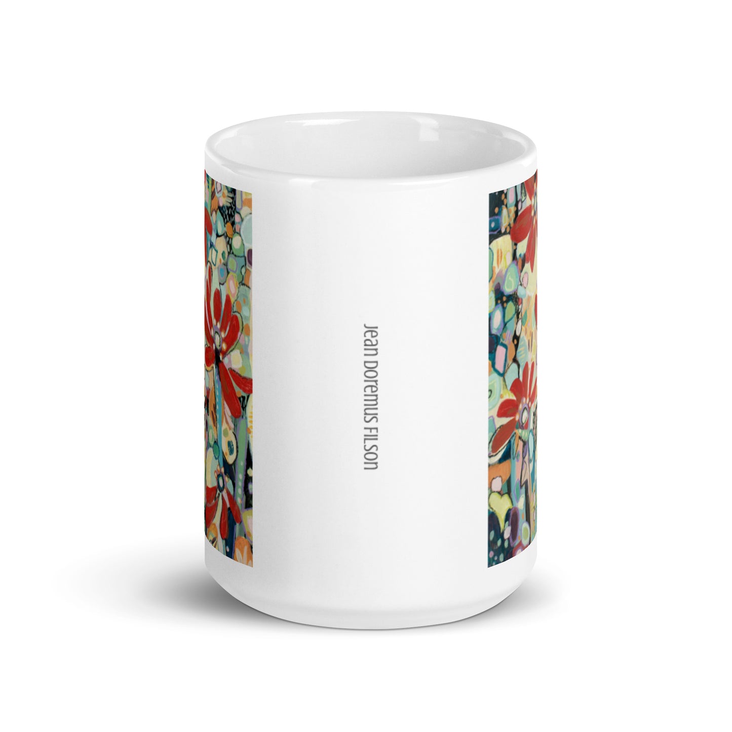 Reckless Succulent, White glossy mug