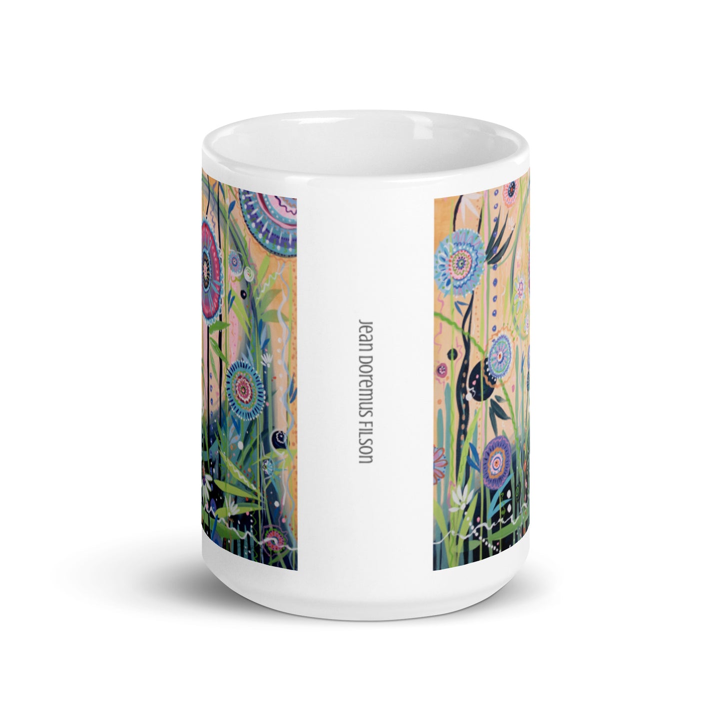 Song of Spring, White glossy mug